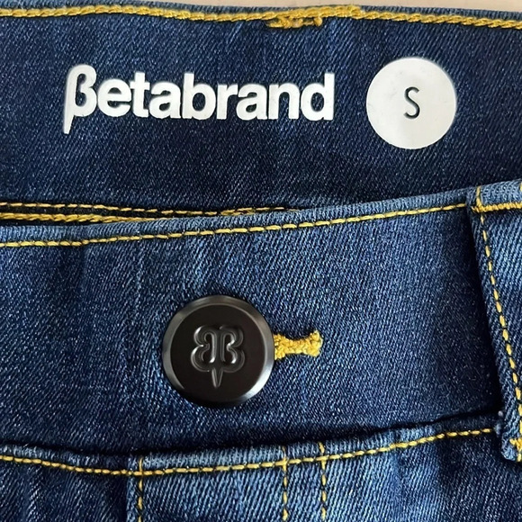 Betabrand Straight Leg 4 Pocket Yoga Denim in Dark Vintage Wash - NWOT - Small - Picture 7 of 8